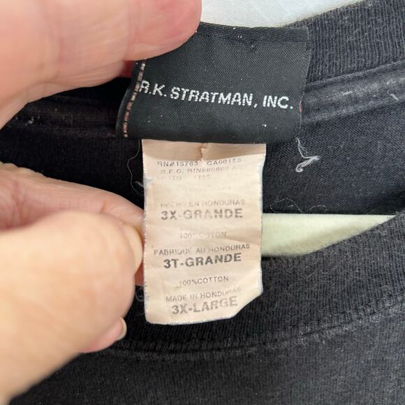 Harley Davidson men’s tee black International Libertarian 2018 size 3X - Picture 3 of 9